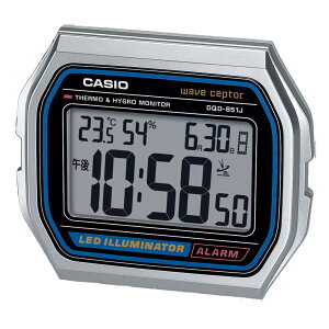 �y CASIO / TABLE CLOCK (DQD-851J-8JF) / SILVER �z �J�V�I ���v �u���v �`�[�v�J�V�I �`�v�J�V �f�W�^�� ���x�v ���x�v