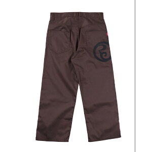 �y ROLLING CRADLE / RC WORK PANTS / BROWN �z ���[�����O�N���C�h�� �����N�� �p���c ���[�N�p���c ���C�h �|���G�X�e�� �R�b�g�� �u���E�� ��