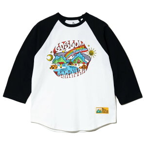 �y go slow caravan / GSC WORLD BB TEE / WHITE ×BLACK �z�S�[�X���[�L�����o�� �x�[�X�{�[�� T�V���c 8���� ���O���� �z���C�g �� �A�E�g�h�A