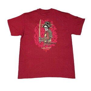 �y POWELL PERALTA / SAKURA YOSOZUMI ONNA BUGEISHA S/S Tee / BURGUNDY �z �p�E�G�� �y�����^ T�V���c ���� �l�\�Z������ �o�[�K���f�B ���C�����b�h �X�P�[�g�{�[�h