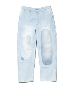 �y go slow caravan / REMAKE HICKORY PAINTER PANTS / 2 �z�S�[�X���[�L�����o�� �y�C���^�[ �p���c �q�b�R���[ �X�g���C�v �����C�N �u���[ �� �A�E�g�h�A