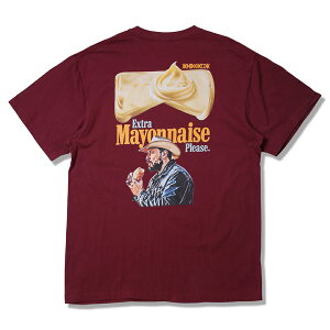 �y�\�񏤕i�z2026�N6�����ח\��y ANIMALIA / 5.6oz S/S Tee - MAYO / BURGUNDY �z �A�j�}���A ���� T�V���c �n���o�[�K�[ �J�E�{�[�C �^�o�R �o�[�K���f�B ���C�����b�h �{���h�[ �}���[��