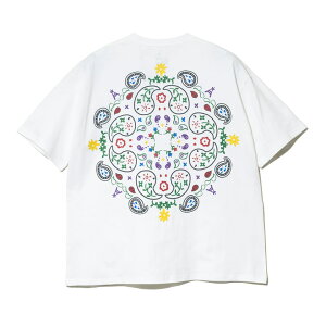 �y go slow caravan / PAISLEY S/S POCKET LOOSE TEE / WHITE �z �S�[�X���[�L�����o�� ���� T�V���c �|�PT �|�P�b�g �����b�N�X �V���G�b�g USA �R�b�g�� �y�C�Y���[ �z���C�g �� �A�E�g�h�A
