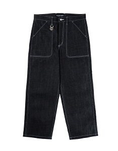 �y ROLLING CRADLE / BIG POCKET DENIM PANTS / BLACK �z���[�����O�N���C�h�� �f�j�� �p���c �W�[���Y �W�[�p�� ���C�h �u���b�N ��
