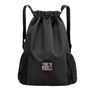 �y STRUSH / OG CIRCLE PATCH NAPSACK / BLACK �z �X�g���b�V�� �i�b�v�T�b�N �В� �����b�N �u���b�N �� �X�P�{�[ �X�P�[�g�{�[�h