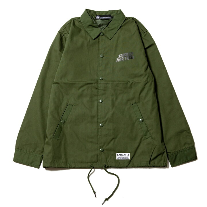 楽天市場】【 SABBAT13 / KILL TIME COACH JKT / OLIVE 】 サバト 
