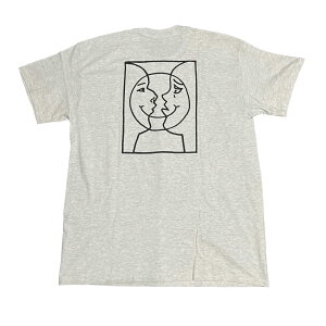 �y KROOKED / MOONSMILE RAW S/S TEE / ASH �z �N���L�b�h ���� T�V���c �A�b�V�� �O���[ �X�P�[�g�{�[�h �X�P�{�[ ��������