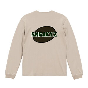 �y SNEAKYZ / CIRCLE LOGO L/S Tee / SAND BEIGE �z �X�j�[�L�[�Y �����O T�V���c ����T ���� �A�b�V�� �O���[ �D�F �X�m�[�{�[�h �X�m�{