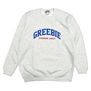 �y Greebie / Ryukyu store Sweat / ASH GRAY �z�@�O���[�r�[�@�N���[�l�b�N�@�X�E�F�b�g�@�g���[�i�[�@�A�b�V���O���[�@�A�b�V���@�O���[�@�D�F�@��������