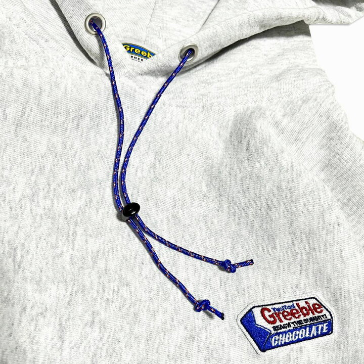 楽天市場】【 Greebie / Chocolate symbol Hoodie / ASH GRAY 