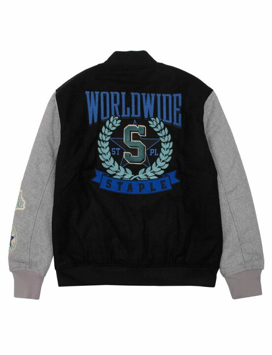 楽天市場】【 STAPLE / ELDRIDGE WOOL VARSITY / BLACK 】 ステイプル 