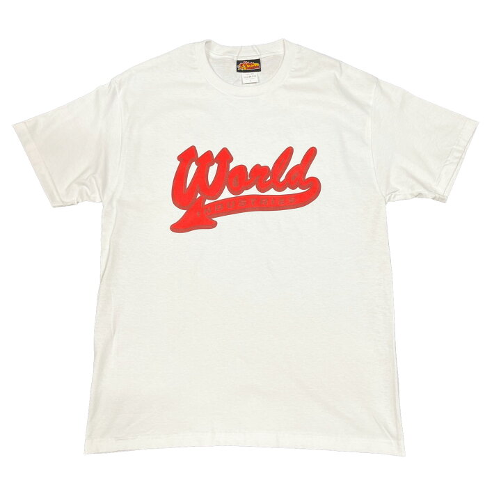 楽天市場】【 WORLD INDUSTRIES / VARSITY LOGO SS TEE / WHITE 