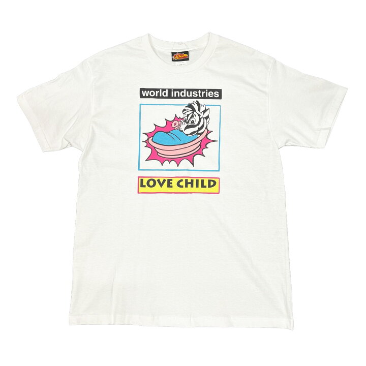 楽天市場】【 WORLD INDUSTRIES / LOVE CHILD SS TEE / WHITE 