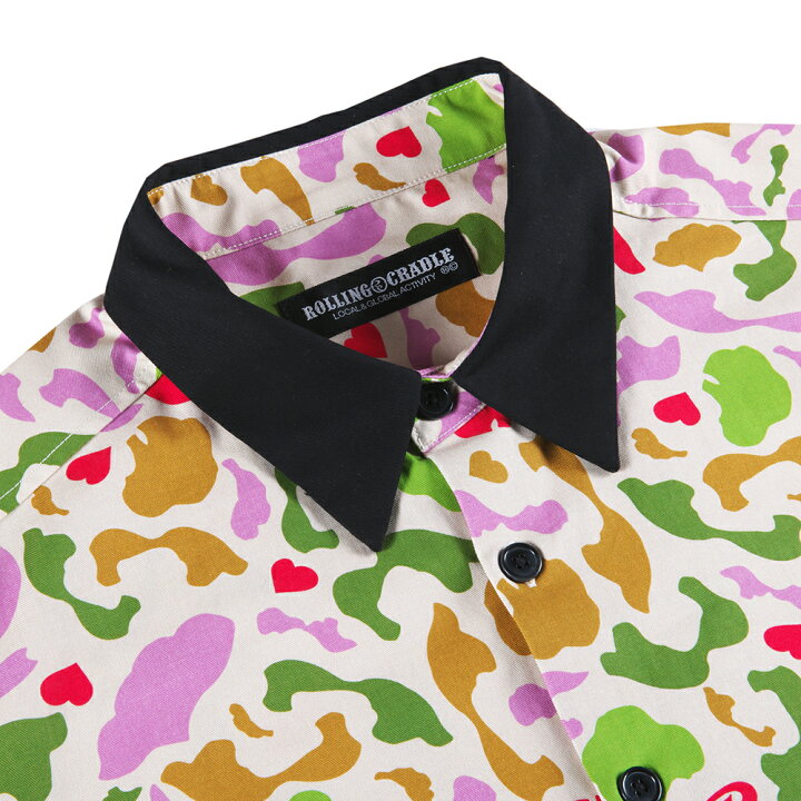 楽天市場】【 ROLLING CRADLE / SWEET CAMO SHIRT / BEIGE 