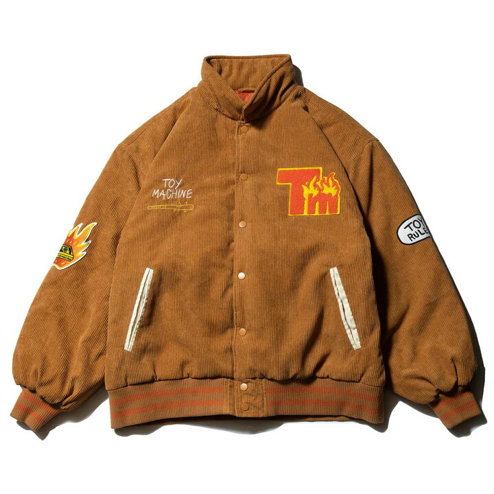 楽天市場】【 TOY MACHINE / TM PAINT COLLAB CORDUROY STADIUM JACKET 