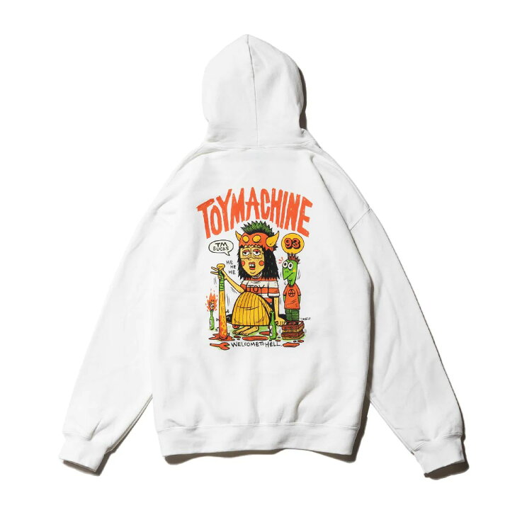 楽天市場】【 TOY MACHINE / TM PAINT COLLAB WELCOME TO HELL SWEAT 