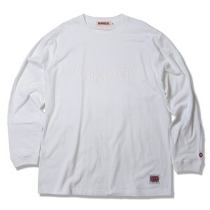 �y ANIMALIA / L/S Tee - Plain Logo / WHITE × WHITE �z �A�j�}���A ���� �����O T�V���c ����T �V���v�� ���F�v�����g �z���C�g �� ��������