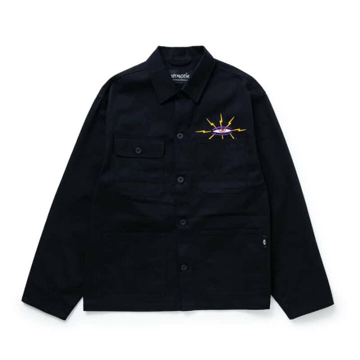 楽天市場】【 TOY MACHINE / LIGHTNING EYE TWILL WORK JKT / BLACK 