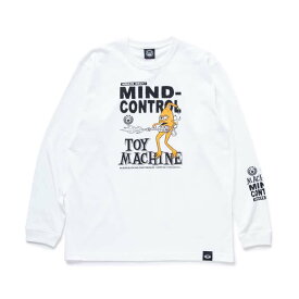 【 TOYMACHINE / MIND CONTROL 2 LONG TEE [ HEAVY WEIGHT ] / WHITE 】　トイマシーン　トイマ　Tシャツ　長袖　ロンT　ヘビーウェイト　ヘビーオンス　ホワイト　白　送料無料