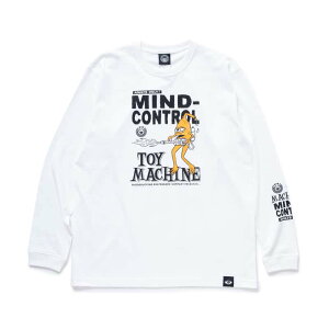 y TOY MACHINE /MIND CONTROL 2 LONG TEE [ HEAVY WEIGHT ]/WHITE zgC}V[ gC} TVc wr[IX T wr[EFCg zCg uhT Y uhtVc uh u