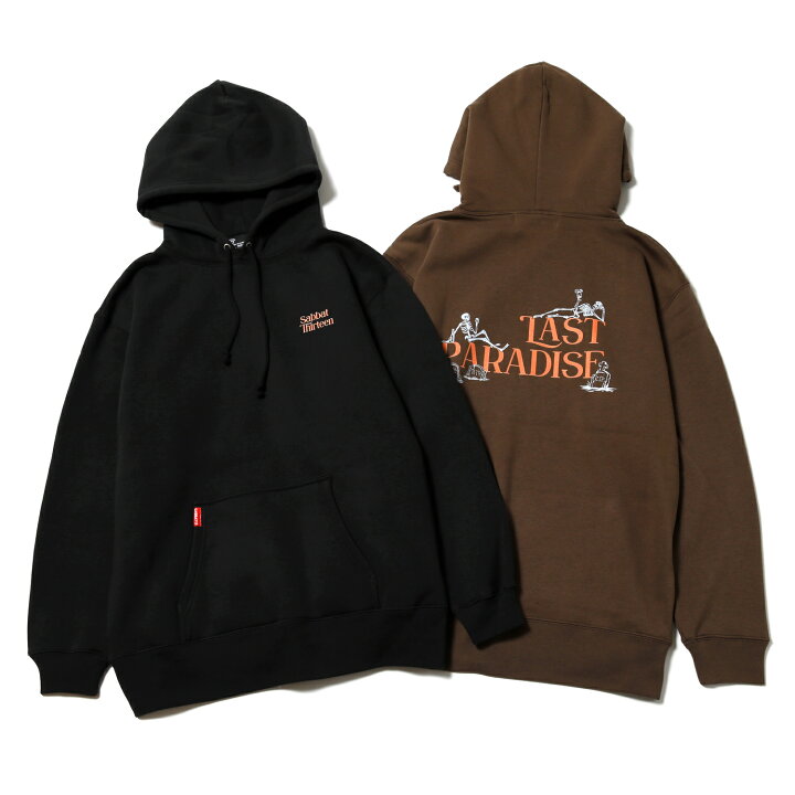 楽天市場】【 SABBAT13 / LAST PARADISE HOODIE / BROWN 】 サバト 