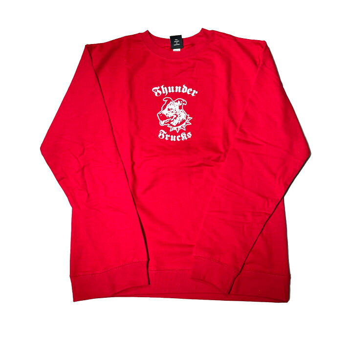楽天市場】【 THUNDER / DAWG CREW SWEAT / RED 】 サンダー 