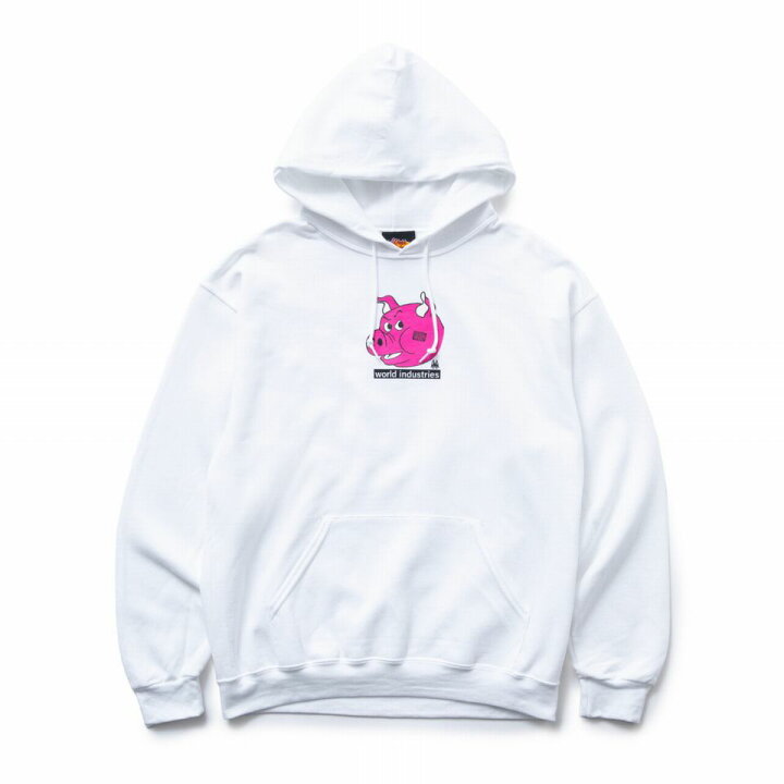 楽天市場】【 WORLD INDUSTRIES / BARNYARD PIG HOODY / WHITE 