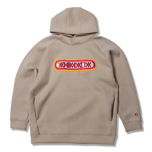 �y ANIMALIA / PolygieneR HOODIE - 80's Logo / KHAKI �z �A�j�}���A �X�E�F�b�g �p�[�J�[ �t�[�f�B �|���W�� �J�[�L �x�[�W�� ��������