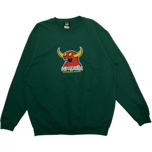 �y TOY MACHINE / MARAKED MONSTER SWEAT CREW / F . GREEN �z�@�g�C�}�V�[���@�g�C�}�@�N���[�l�b�N�@�g���[�i�[�@�X�E�F�b�g�@�O���[���@�΁@��������