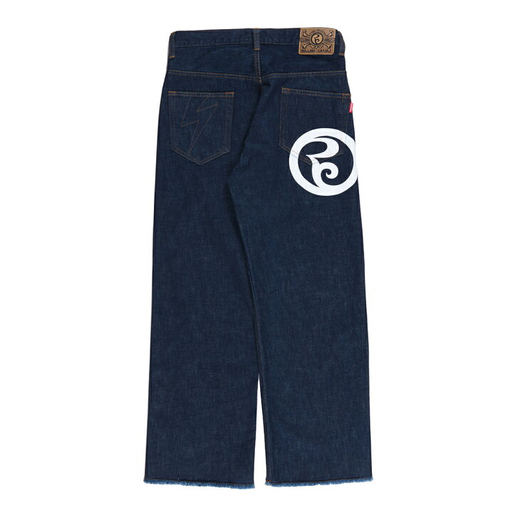 楽天市場】【 ROLLING CRADLE / THUNDER GATE WIDE COLOR DENIM / BLUE 