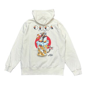 �y ANIMALIA / BONJIRI HOODIE / NATURAL �z �A�j�}���A �X�E�F�b�g �p�[�J�[ �t�[�f�B ���p�C�� �A�����J���g���f�B�V���i�� �^�g�D�[ �r�[�� �� �_�C�u �i�`������ �A�C�{���[ �I�t�z���C�g ��