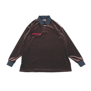 �y ROLLING CRADLE / VELOUR LONGSLEEVE / CHARCOAL �z ���[�����O�N���C�h�� �����N�� ���� �x���A �V���c �|���V���c ���K�[�V���c �`���R�[��