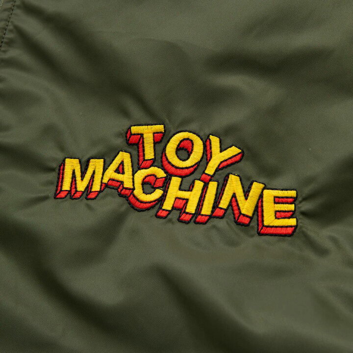 楽天市場】【TOY MACHINE / Hirotton monster bomber jacket / OLIVE 