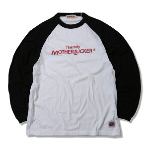 �y ANIMALIA / RAGLAN L/S?TEE - MOTHER LUCKER / WHITE × BLACK �z �A�j�}���A ���� T�V���c ���O���� �z���C�g �� �u���b�N ��