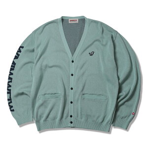 �y ANIMALIA / KNIT CARDIGAN / MINT �z�A�j�}���A �j�b�g �J�[�f�B�K�� �R�b�g�� �A�N���� �~���g �O���[�� �΃X�g���[�g �u�����h �X�g���[�g�t�@�b�V���� �����Y �j�b�g�J�[�f�B�K�� �J�[�f�K�� ��