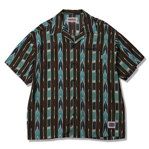 �y ANIMALIA / ORTEGA SHIRTS / BROWN × GREEN �z�A�j�}���A ���� �V���c ���� �I�[�v���J���[ �J�� �I���e�K �u���E�� �� �O���[�� �΃����Y�u�����h�V���c �����V���c �J�݃V���c �����Y �����V���c �u