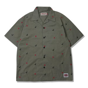 �y ANIMALIA / ICONS SHIRTS / OLIVE �z�A�j�}���A ���� �V���c ���� �h�J �I�[�v���J���[ �J�� �I���[�u �J�[�L �����Y�J�݃V���c �����V���c �����V���c �h�J�V���c �����Y �u�����h�V���c �����Y�u