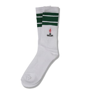 �y ANIMALIA / SOX - FUCKOFF?/ WHITE × GREEN �z �A�j�}���A �\�b�N�X �C�� �z���C�g �� �O���[�� ��