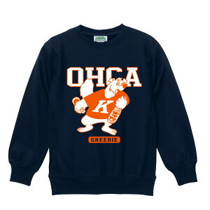 �y Greebie / OHCA × Greebie Crew Sweat / NAVY �z �O���[�r�[ �X�E�F�b�g �g���[�i�[ �N���[�l�b�N ���p�C�� �� ���c �l�C�r�[ �� ��������
