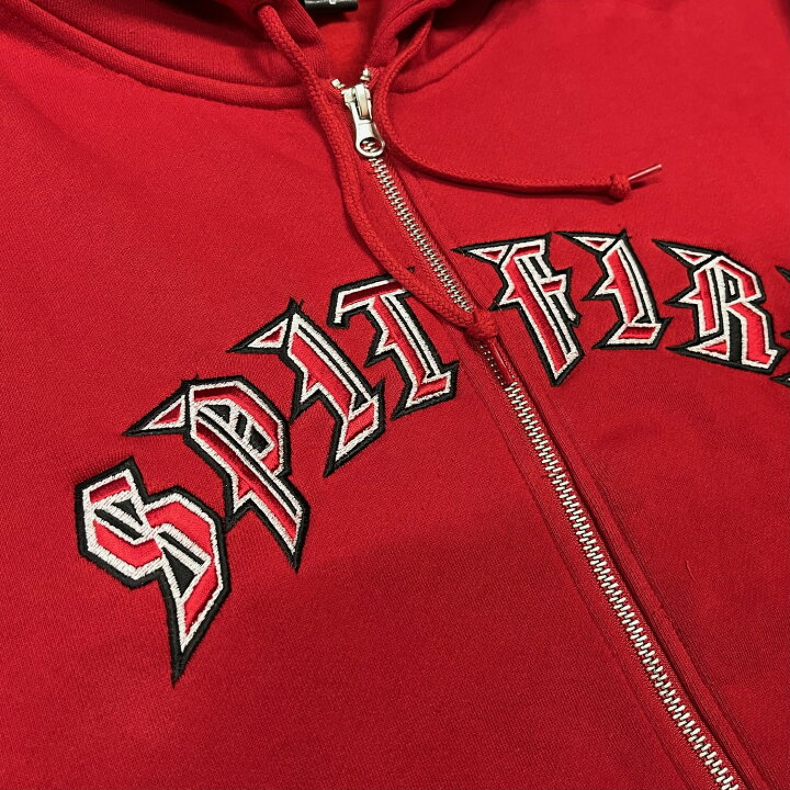 楽天市場】【 SPITFIRE / OLD E EMB ZIP HOODIE / RED 