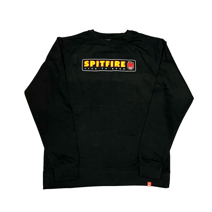 楽天市場】【 SPITFIRE / LTB CREW SWEAT / BLACK 】 スピットファイア 