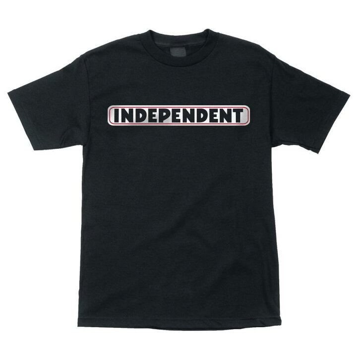 楽天市場】【 INDEPENDENT / S/S-T BAR LOGO / BLACK 】 インディペン 