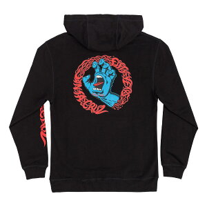 y SANTA CRUZ / P/O HOOD SCREAMING 50 / BLACK z T^N[Y XEFbg p[J[ t[fB ubN  XP[g{[h Xm[{[huhp[J[Y p[J[uh Nуp[J[ o