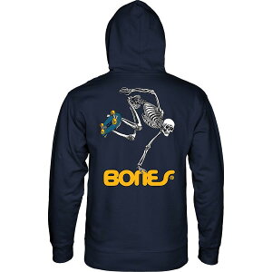 �y BONES / P/O HOOD SKBD SKELTON / NAVY �z �{�[���Y �X�E�F�b�g �p�[�J�[ �t�[�f�B �l�C�r�[ �� �X�P�[�g�{�[�h
