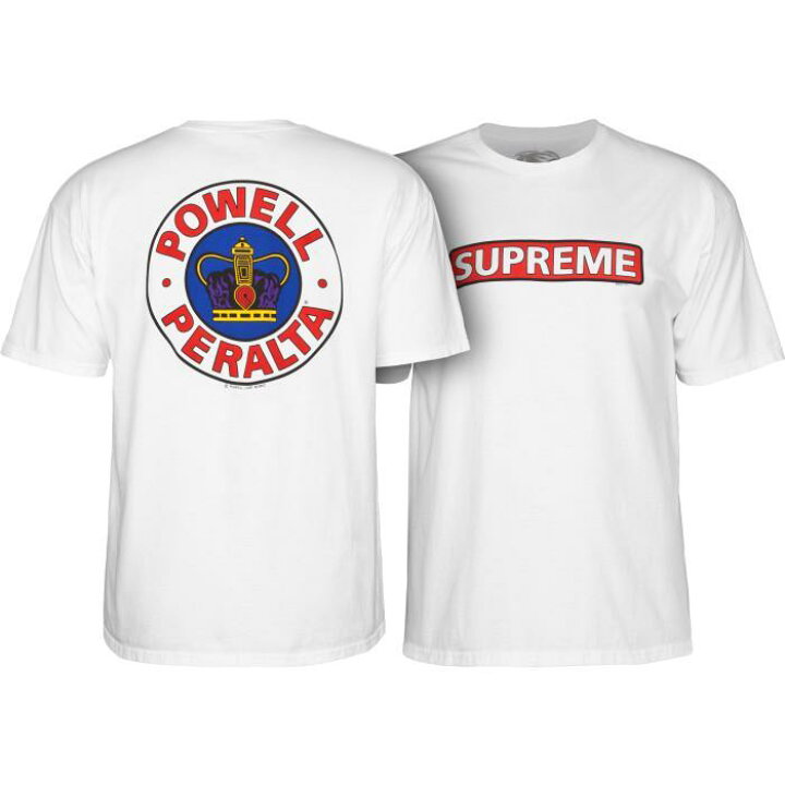 楽天市場】【 POWELL PERALTA / S/S-T SUPREME / WHITE 】 パウエル  