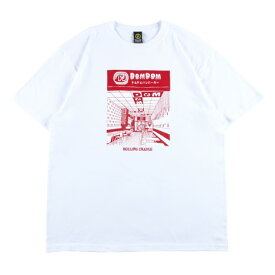 【 ROLLING CRADLE / RC×DOMDOM SHOP TEE / WHITE 】 ローリングクレイドル ロリクレ 半袖 Tシャツ ホワイト 白 DOMDOM HAMBURGER ドムドムハンバーガー