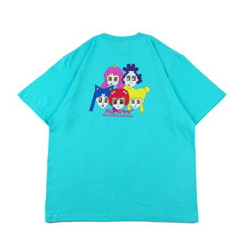 【 ROLLING CRADLE / RC × PUNK DRUNKERS COSPLAYGIRL TEE / MINT 】 ローリングクレイドル ロリクレ 半袖 Tシャツ ミント ターコイズ ライトブルー 青 PUNK DRUNKERS パンクドランカーズ