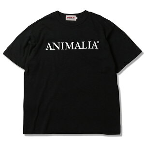 �y ANIMALIA / ANIMALIA TIDY LOGO SLAB TEE / BLACK �z �A�j�}���A ���� T�V���c �X���u�R�b�g�� �u���b�N ��