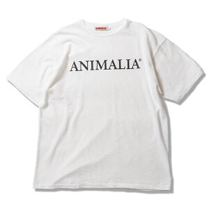 �y ANIMALIA / ANIMALIA TIDY LOGO SLAB TEE / WHITE �z �A�j�}���A ���� T�V���c �X���u�R�b�g�� �z���C�g ��