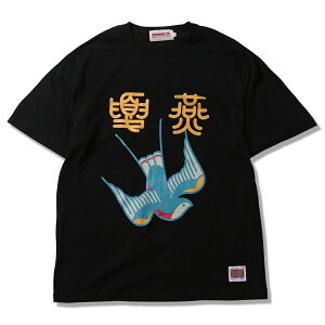 �y ANIMALIA / SUMMER SWALLOW S/S TEE / BLACK �z �A�j�}���A ���� T�V���c �u���b�N ��